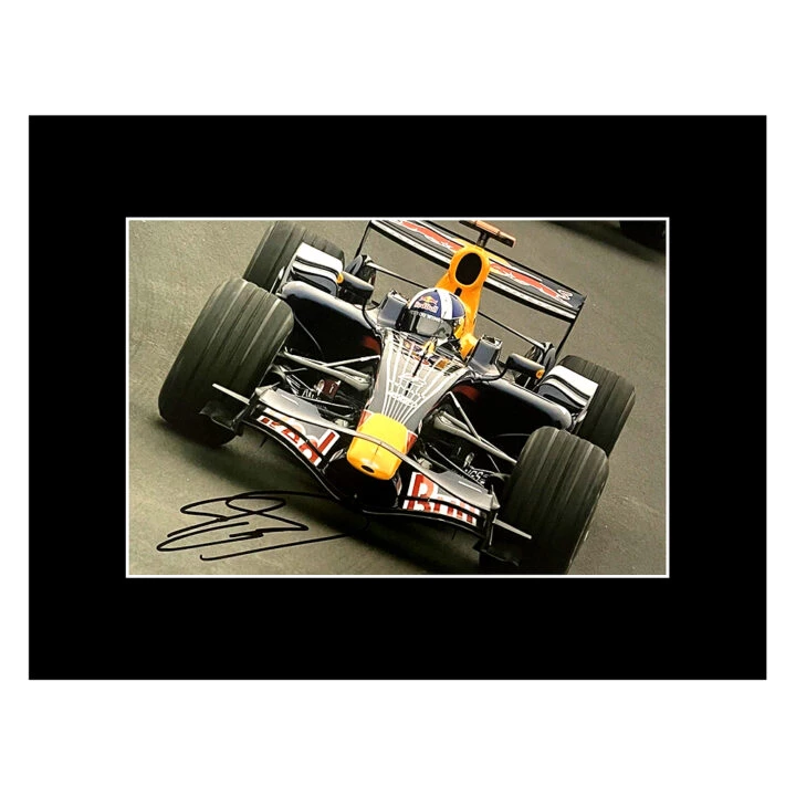 Signed David Coulthard Photo Display - 16x12 F1 Icon