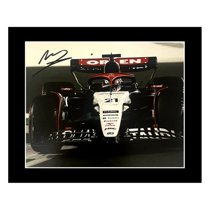 Signed Nyck De Vries Photo Display - 12x10 Formula 1 Icon