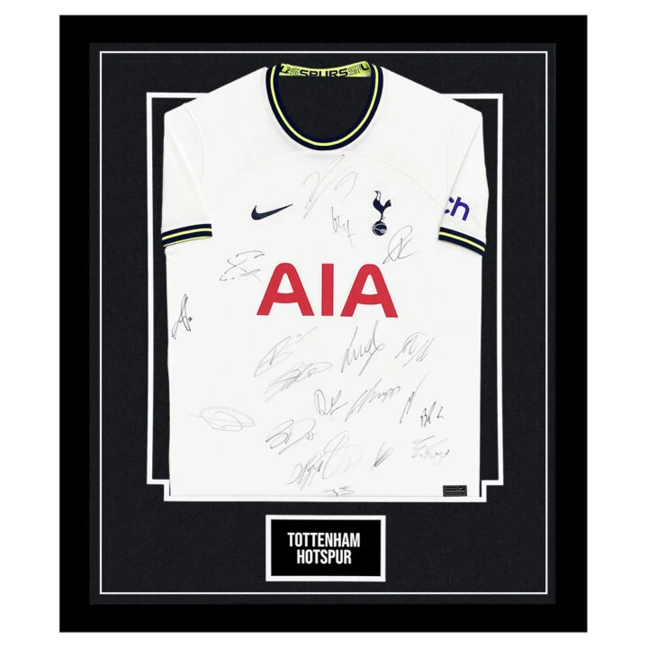 Signed Tottenham Hotspur Framed Shirt - Premier League 2023