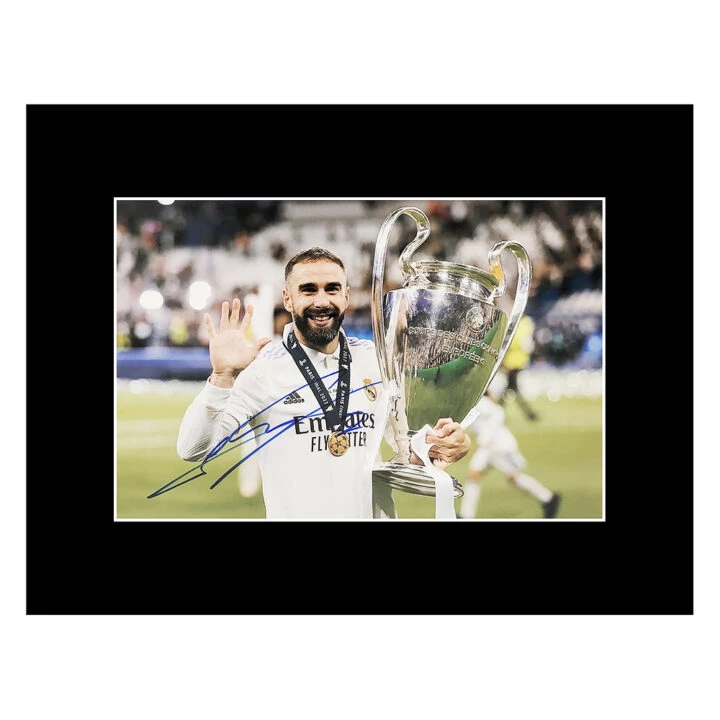 Dani Carvajal Signed Photo Display - 16x12 Champions League Winner 2022