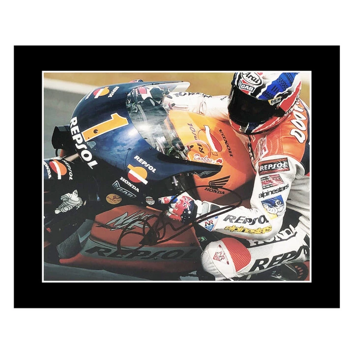 Mick Doohan Signed Photo Display - 12x10 MotoGP Autograph