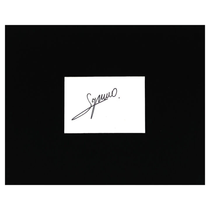 Signed Bacary Sagna Card Display - 10x8 Arsenal FC Autograph