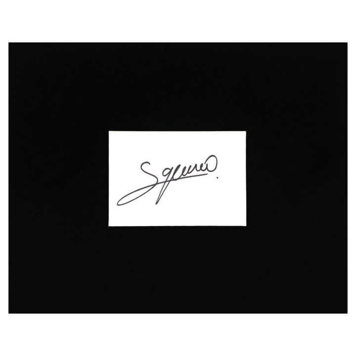 Signed Bacary Sagna Card Display - 10x8 France Autograph