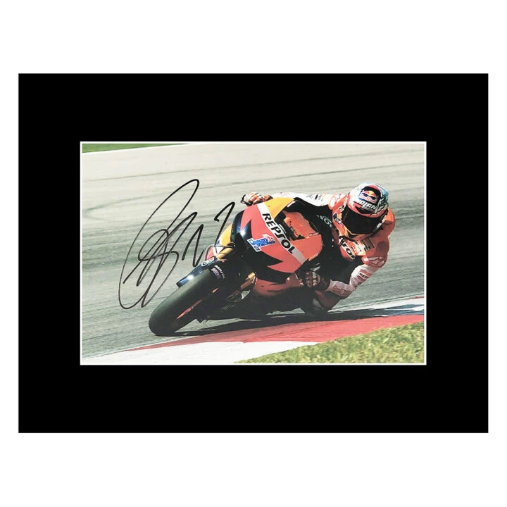 Signed Casey Stoner Photo Display - 16x12 MotoGP World Champion