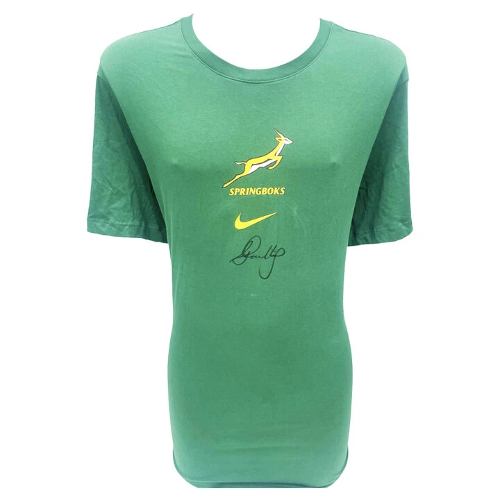 Signed Grant Williams Shirt - Springboks Icon Autograph