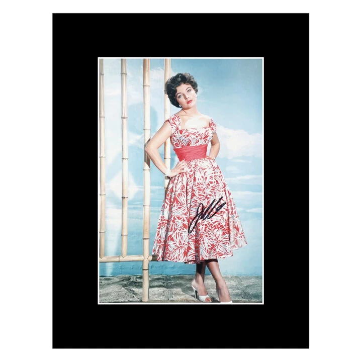 Signed Joan Collins Photo Display - 16x12 Film Icon