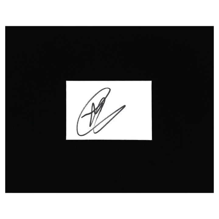 Signed Morgan Schneiderlin Card Display - 10x8 Manchester United Icon Autograph