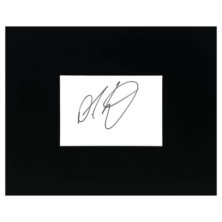 Signed Nathan Lyon Photo Display - 10x8 Australia Ashes Icon