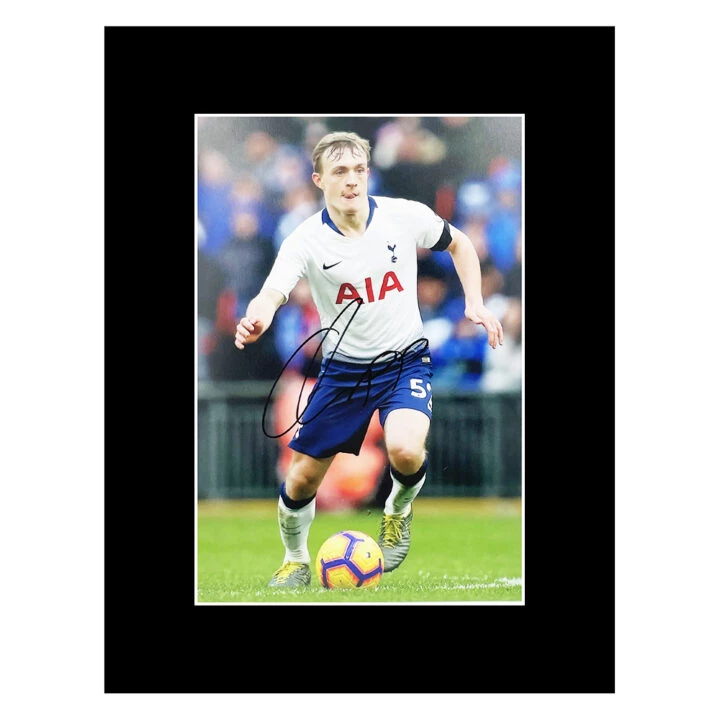 Signed Oliver Skipp Photo Display - 16x12 Tottenham Hotspur Icon Autograph