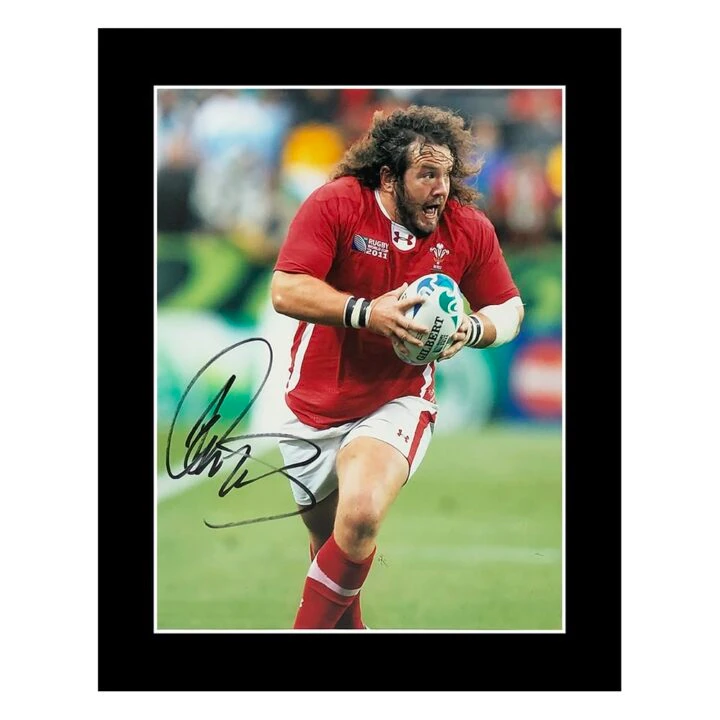 Signed Adam Jones Photo Display 12×10 – Wales Icon