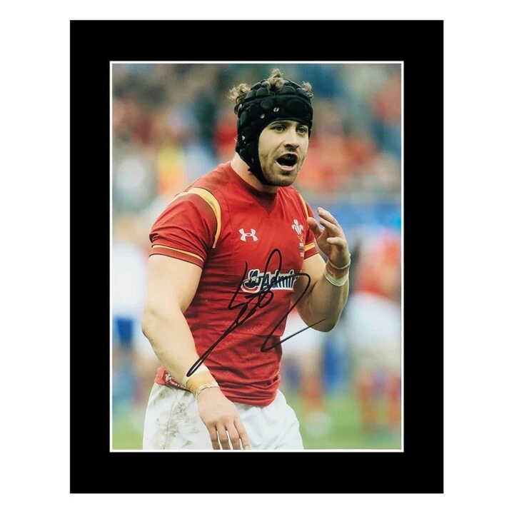 Signed Leigh Halfpenny Photo Display 12×10 – Wales Icon