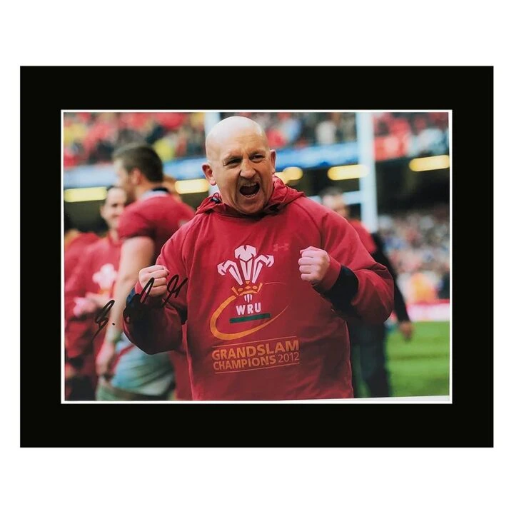 Signed Shaun Edwards Photo Display 12×10 – Wales Icon