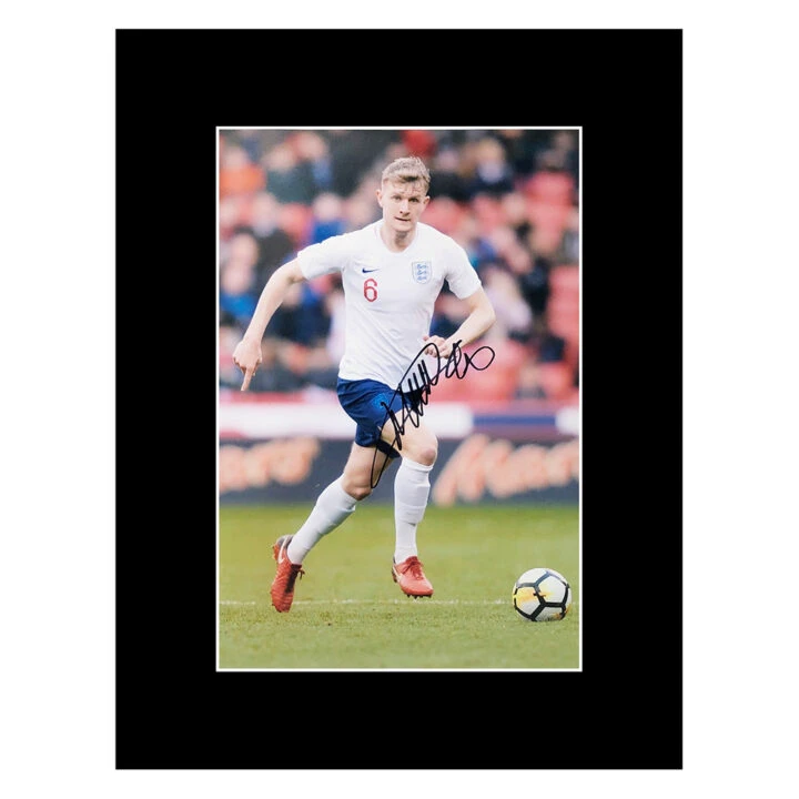 Signed Joe Worrall Photo Display 16x12 - England Icon