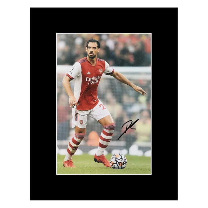 Signed Pablo Mari Photo Display 16x12 - Arsenal FC Icon