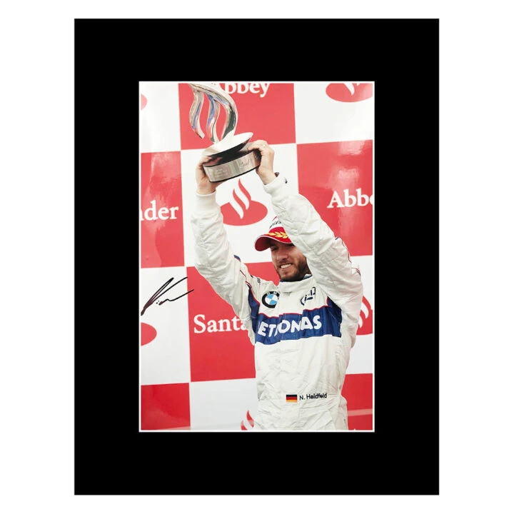 Signed Nick Heidfeld Photo Display - 16x12 Formula 1 Memorabilia