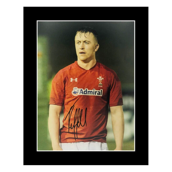 Signed Tommy Reffell Photo Display 12x10 - Wales Rugby Icon