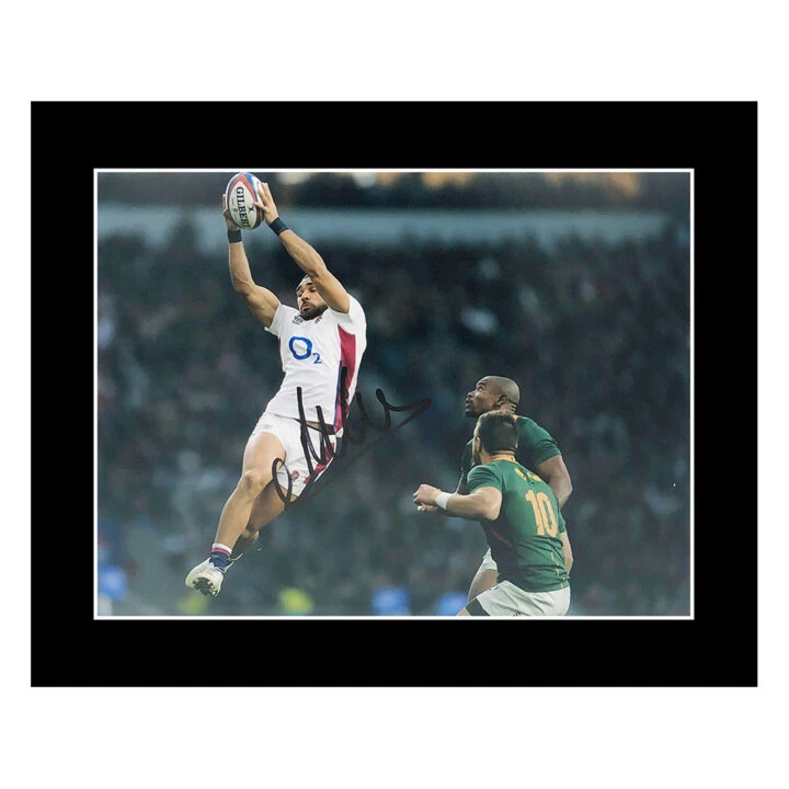 Signed Joe Marchant Photo Display 12x10 - England Rugby Icon Autograph