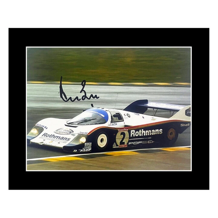 Signed Derek Bell Photo Display - 12x10 Motor Racing Autograph