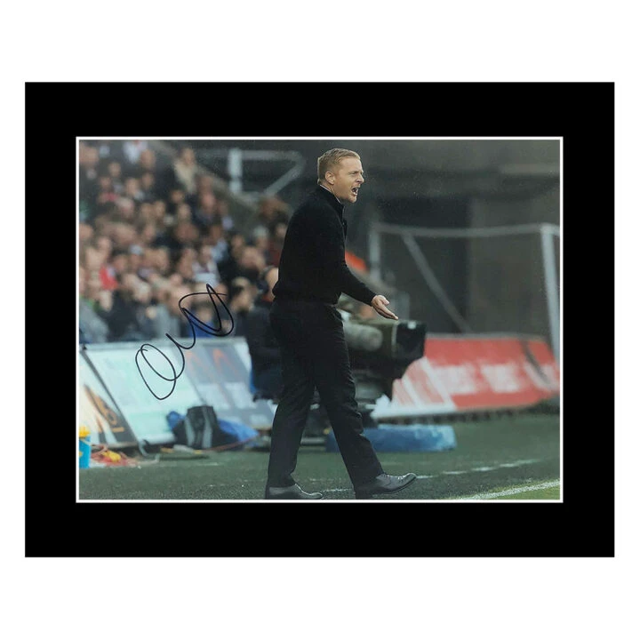 Signed Garry Monk Photo Display 12x10 - Swansea City Icon