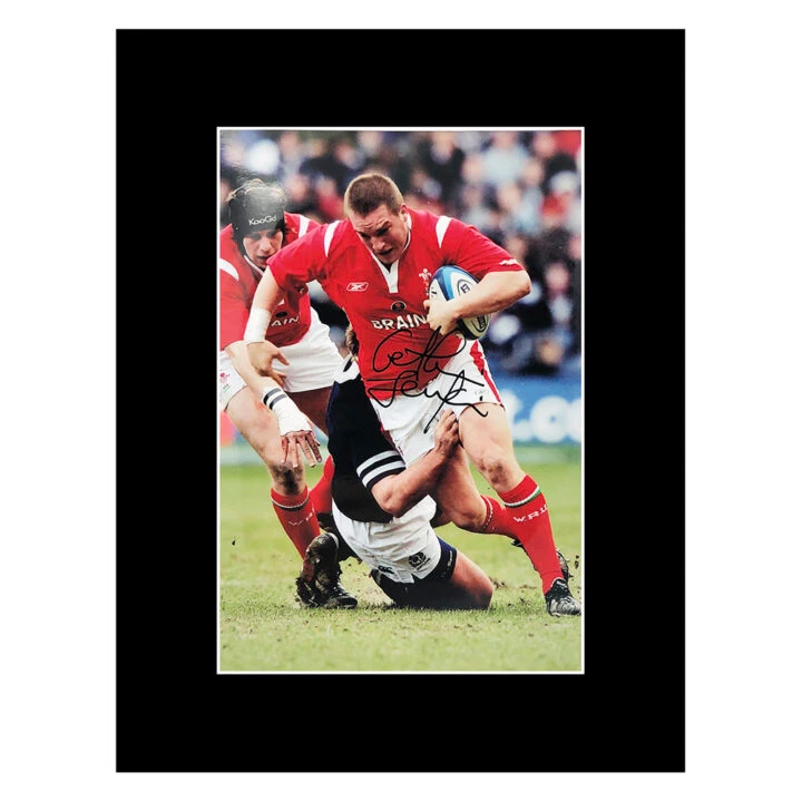 Signed Gethin Jenkins Photo Display 16x12 - Wales Rugby Icon