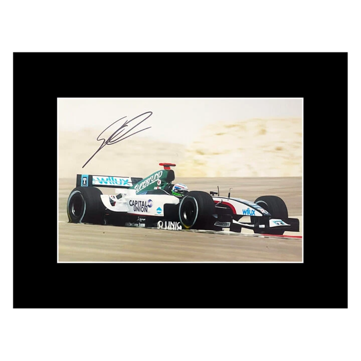 Signed Gianmaria Bruni Photo Display - 16x12 Formula One Icon