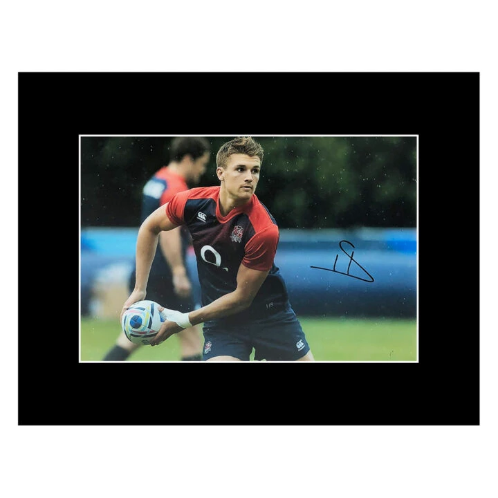 Signed Henry Slade Photo Display 16x12 - England Icon