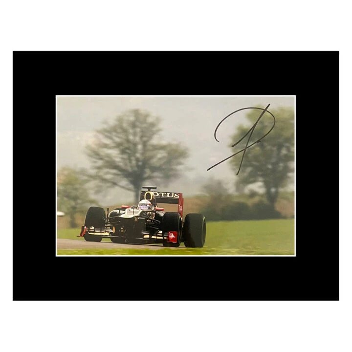 Signed Jerome d'Ambrosio Photo Display - 16x12 Formula 1 Icon