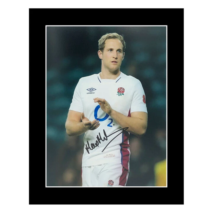 Signed Joe Marchant Photo Display 12x10 - England Rugby Icon Autograph