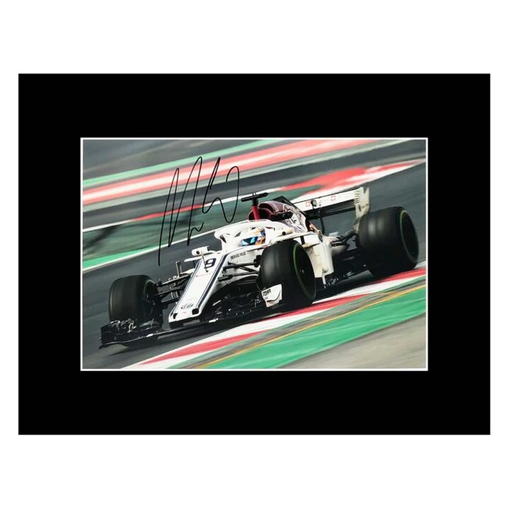 Signed Marcus Ericsson Photo Display - 16x12 Formula 1 Icon