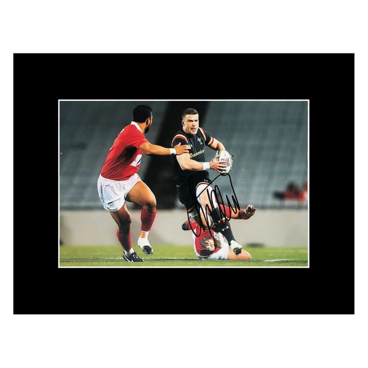 Signed Scott Williams Photo Display 16x12 - Wales Rugby Icon