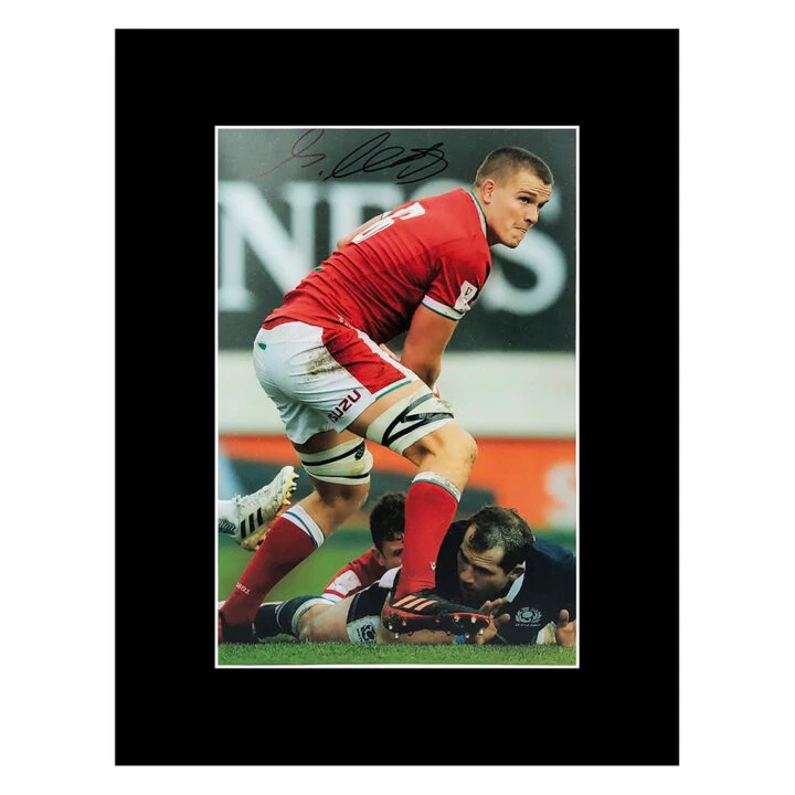 Signed Shane Lewis-Hughes Photo Display 16x12 - Wales Rugby Icon