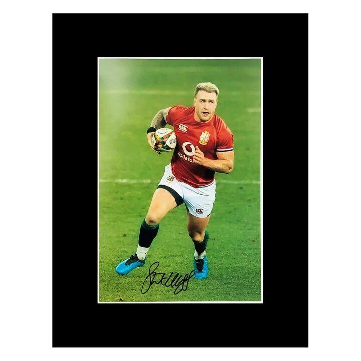 Signed Stuart Hogg Photo Display 16x12 - British & Irish Lions Icon Autograph