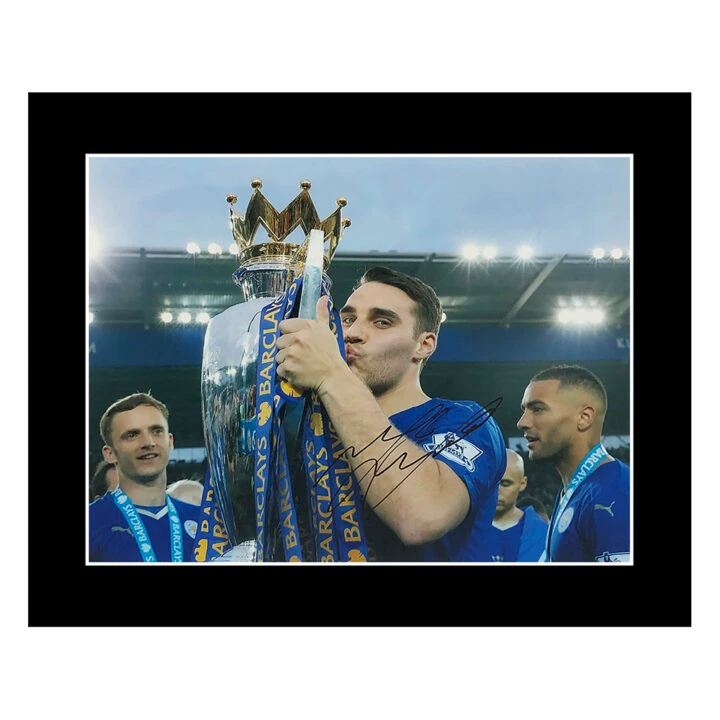 Signed Matty James Photo Display - 12x10 Premier League Winner 2016