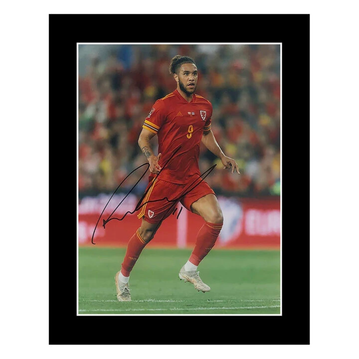 Signed Tyler Roberts Photo Display - 12x10 Wales Icon Autograph