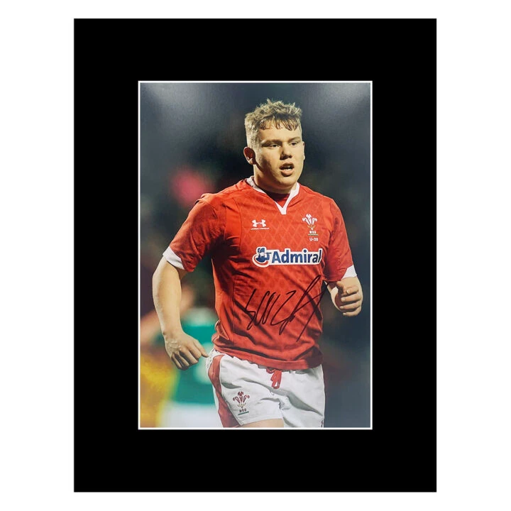 Steve Fenwick Signed Photo Display 16x12 - Wales Rugby Autograph