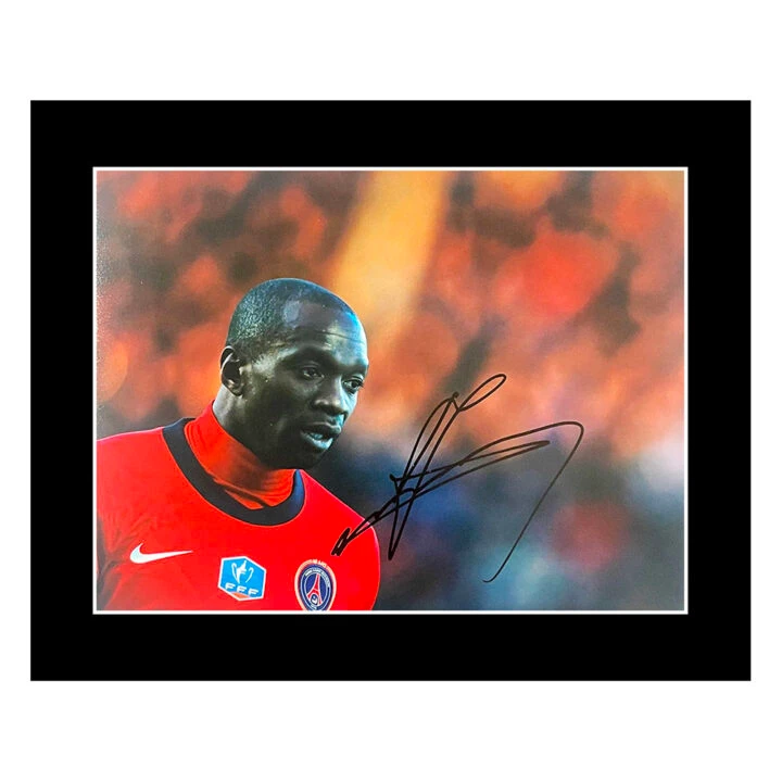 Autograph Claude Makelele Photo Display 12x10 - PSG Icon