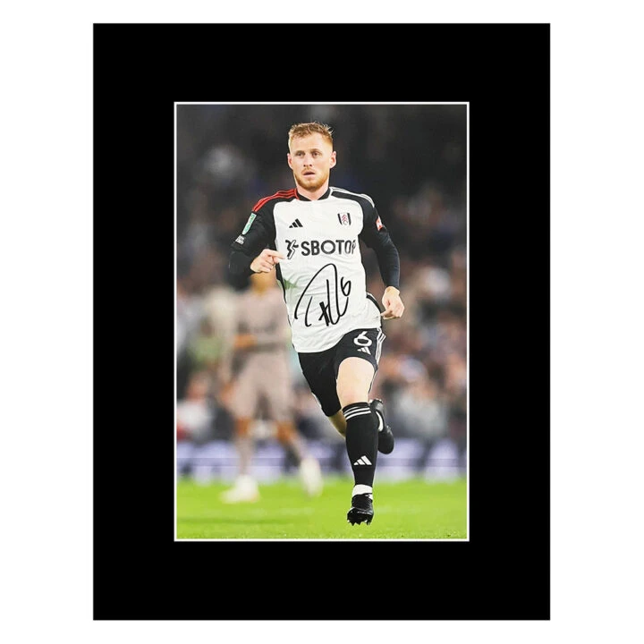 Autograph Harrison Reed Photo Display 16x12 - Fulham FC Icon