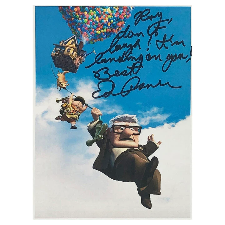 Ed Asner Signed Photo - Dedicated to Ray