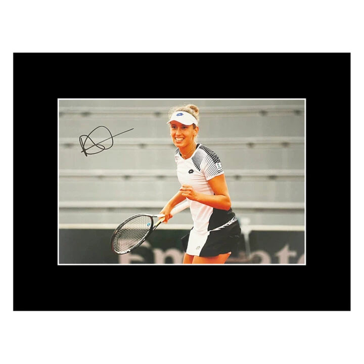 Elise Mertens Autograph Photo Display 16x12 - Tennis Icon