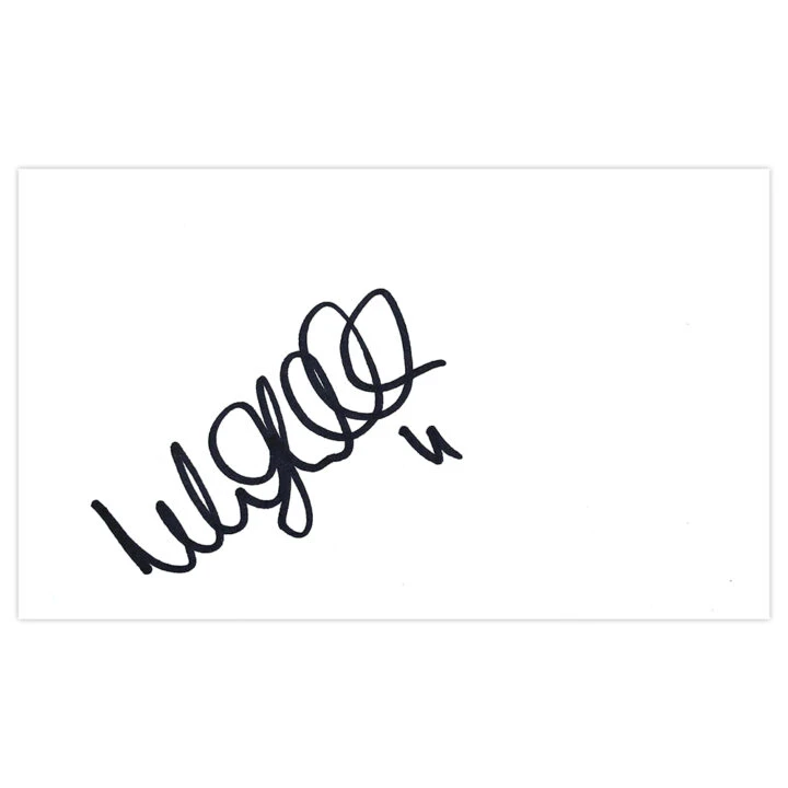 Michael Kightly Signed White Card - Wolves Autograph