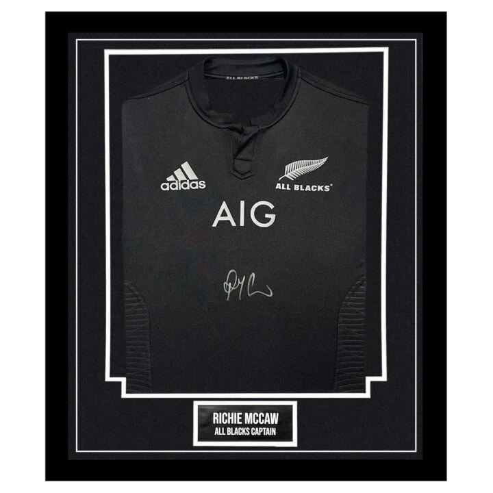 Richie McCaw Signed New Zealand Shirt - All Blacks Captain