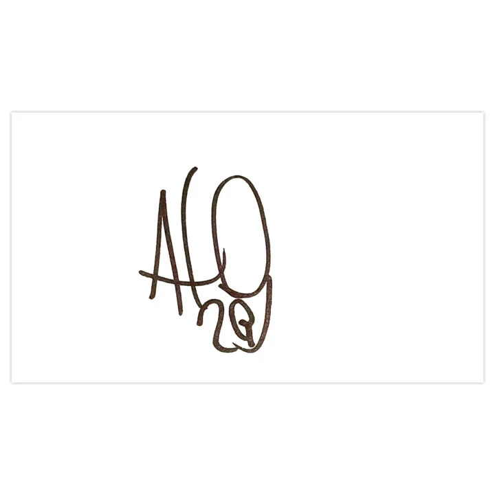 Signed Adam Le Fondre White Card - Rotherham Autograph