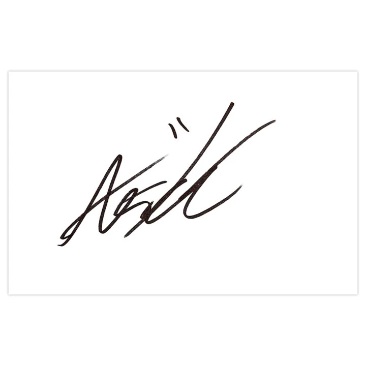 Signed Alexander Kacaniklic White Card - Fulham Autograph
