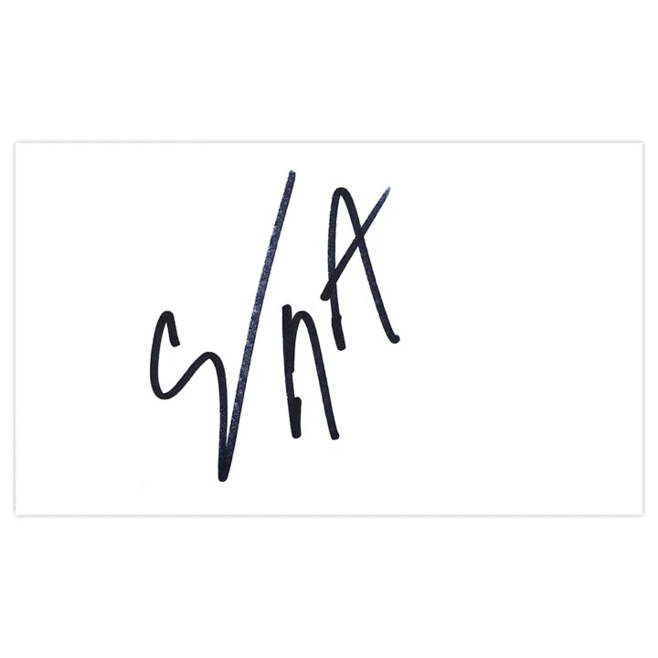 Signed Ali Al-Habsi White Card - Reading Autograph