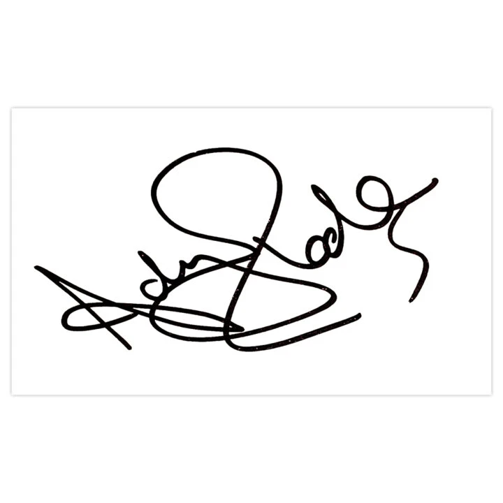 Signed Andy Rhodes White Card - Doncaster Rovers Autograph