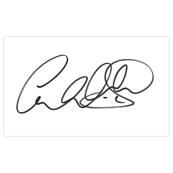 Signed Calum Woods White Card - Preston North End Autograph