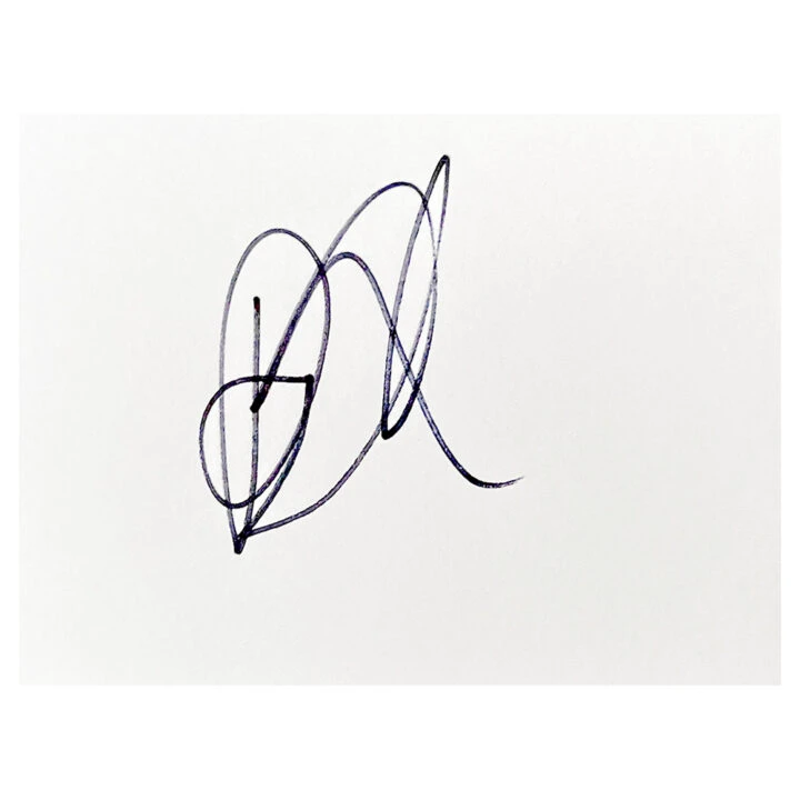 Signed Harry Panayiotou White Card - Leicester City Autograph