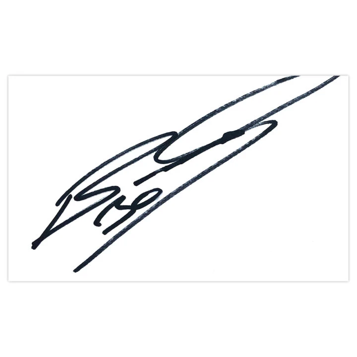 Signed Jonathan Bond White Card - Watford Autograph