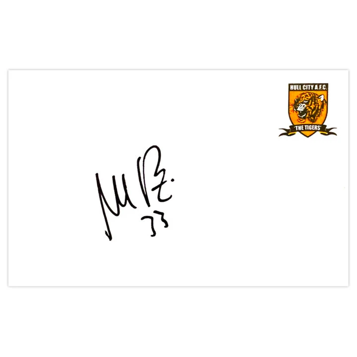Signed Nick Proschwitz White Card - Hull City Autograph
