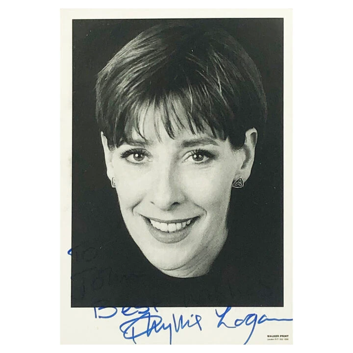 Signed Phyllis Logan Photo - Dedicated to John
